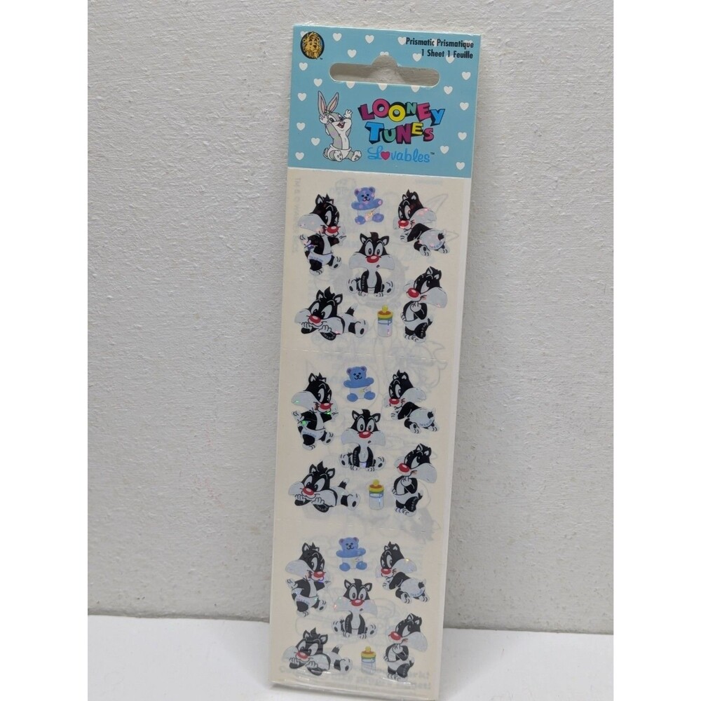 Sandylion Looney Tunes Baby Sylvester Cat New NOS 90s Junk Journal Scrapbook